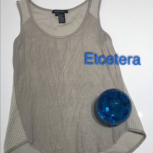 💰Etcetera Sleeveless Luxe Top💰